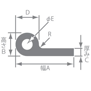 P型黒ゴムスポンジ入り(10×25)