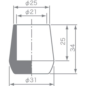 パイプ用ゴム足 KP-7