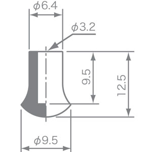 パイプ用ゴム足 KP-113