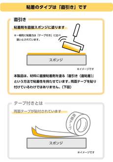 ラバペルカ CR-250NN(CR系)硬さ25 粘着付き