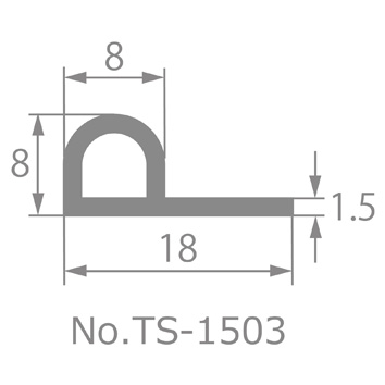 P型ゴム No.TS-1503