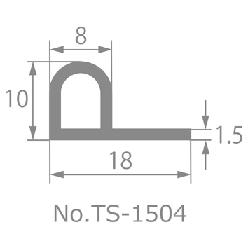 P型ゴム No.TS-1504