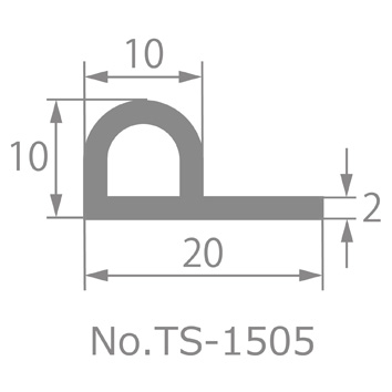 P型ゴム No.TS-1505