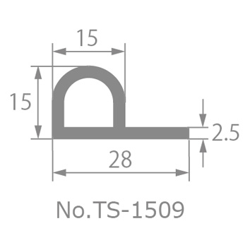 P型ゴム No.TS-1509