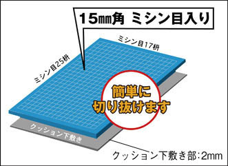 5S管理シート (型番:T5S-7/厚さ:7mm/幅:400mm/長さ:300mm/色:青