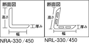 アングル型ゴム