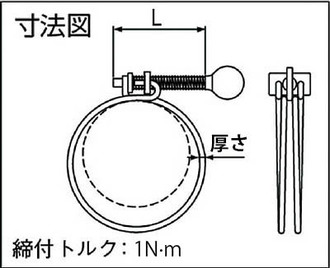 指ネジ式ワイヤバンド 10個入