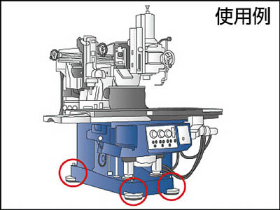 レベル付防振ゴム