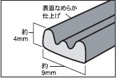 ドア・窓用気密パッキン(M型)