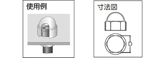 袋ナットキャップ