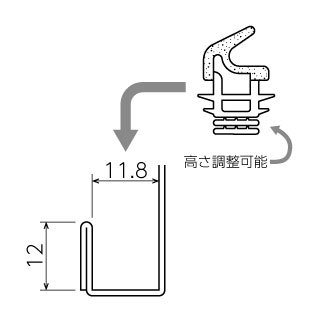 エアータイト材 AZ-116(剣タイプ)